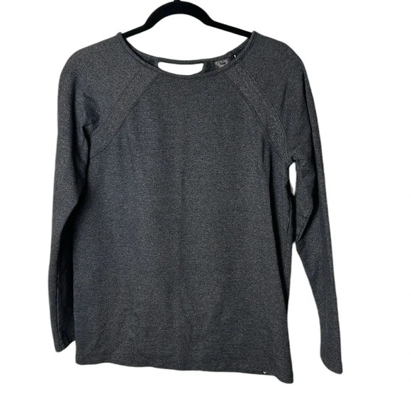 Danskin sweater,women med, top back  cut out,pullover, comfy,cotton blend,raglan - Picture 2 of 15